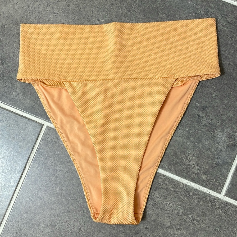 Aerie High Cut Cheeky Bikini Bottom size Medium